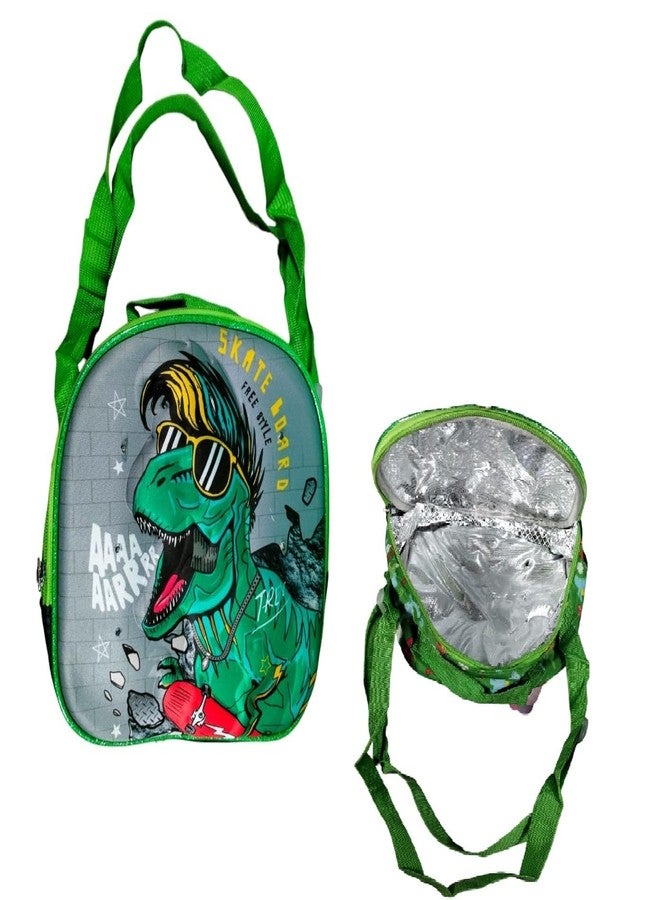 TEMSON Insulated Lunch Box Bag -Multipurpose Insulated Bag Hot & Cold Function Tiffin Hand Bag (GBT-5796) (Green) - Image 1